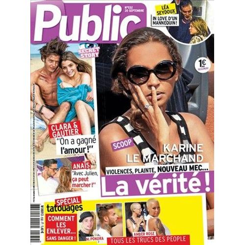 Public 532 : Karine Le Marchand/Clara & Gautier De Secret Story/Léa Seydoux/Miley Cyrus/B. Zaibat