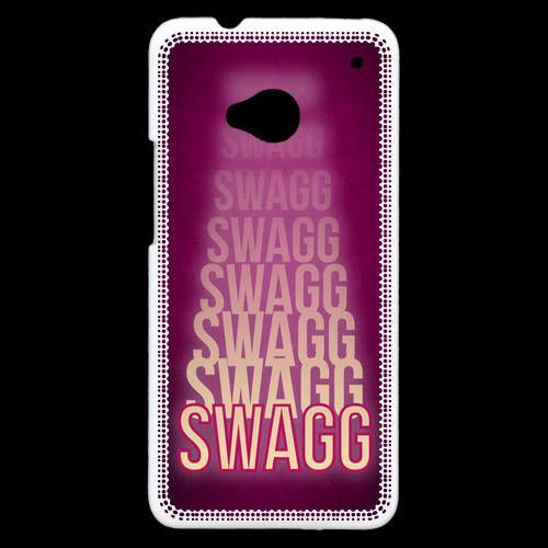 Coque Htc One Swag Rose Zg