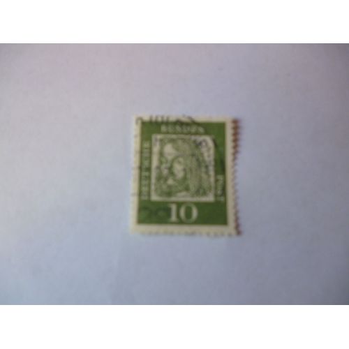 Timbre "Allemagne :Deutsche Post : Albrecht Dürer".1926.