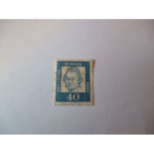 Timbre "Allemagne :Deutsche Post : Lessing".