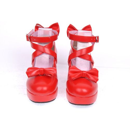 Chaussures Mary-Jane Ballerines Talons Style Maid Lolita Sweet Gothique Classique Country Hime Kawaii Mignon Salon Anime Manga Collection Black Sugar Cosplay Déguisements Boutique Paris