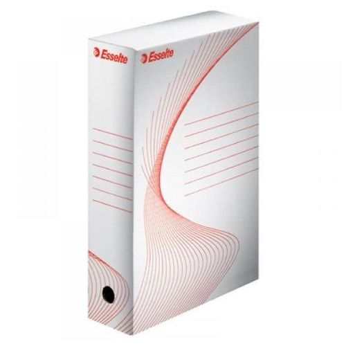 Esselte Lot 10 Boites Archives Boxy Blanc Dos De 80 Cm