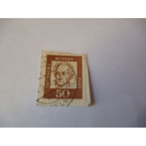 Timbre "Allemagne :Deutsche Post : Goethe".1926.