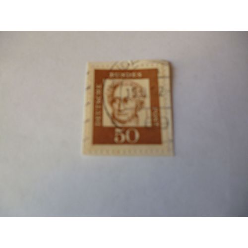 Timbre "Allemagne :Deutsche Post : Goethe".