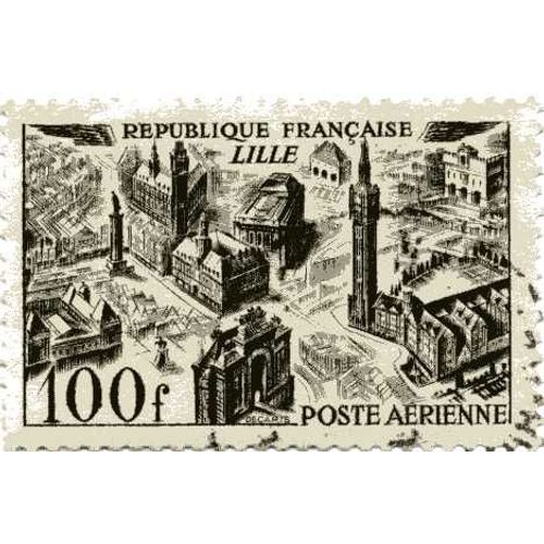 Timbre De Lille Stylisé N° 24 Oblitéré