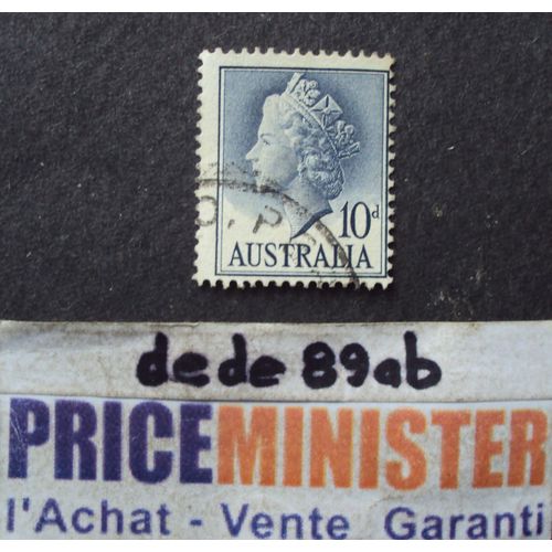 Australie..  10d Australia . La Reine Elisabeth I I . Oblitéré.