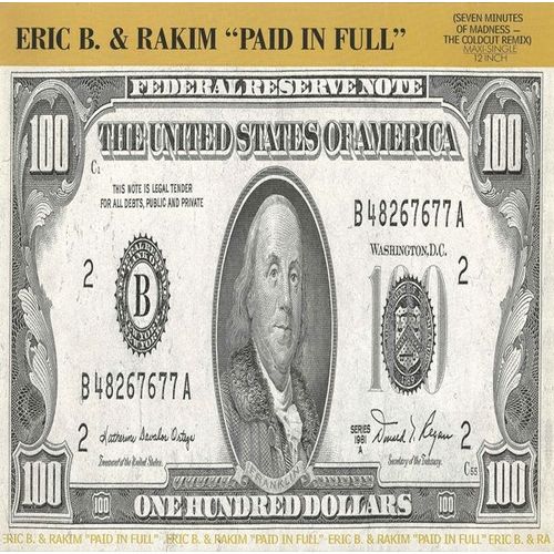 Paid In Full ( Coldcut Remix + Album Version ) / Eric B Is On The Cut