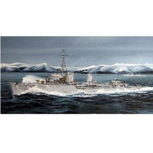 Maquette Bateau : Destroyer Allemand Zerstorer Z-25 1944-Trumpeter