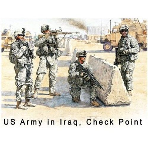 Figurines Militaires : Us Check Point : Irak 2010