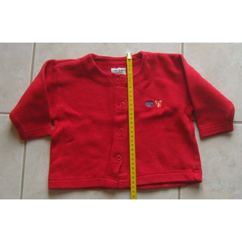Gilet  Rouge 2 Ans