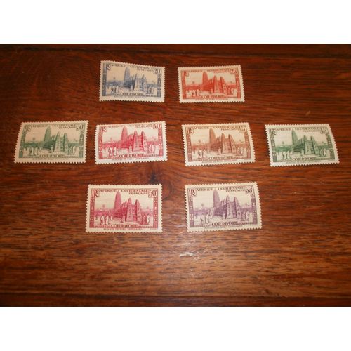 8 Timbres Neufs Sans Charnière Avec Gomme. N°115, 116, 117, 118,119, 120 Et 120a   Y1t.  (1934 - 1935).