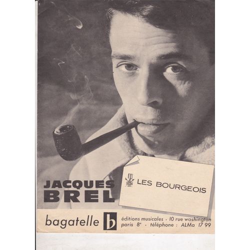 Les Bourgeois, Jacques Brel, Piano, Voix, Accords