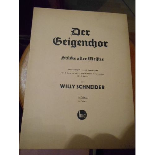 Stuecke Alter Meister Der Geigenchor