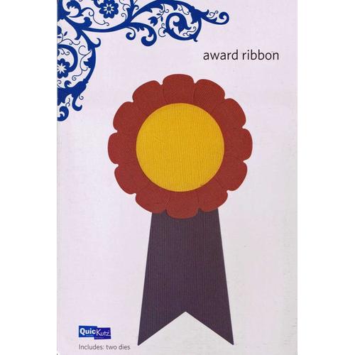 Quickutz  1er Prix Ruban Récompense Award Ribbon  4x4 Cutting Die Matrice Découpe Scrapbooking