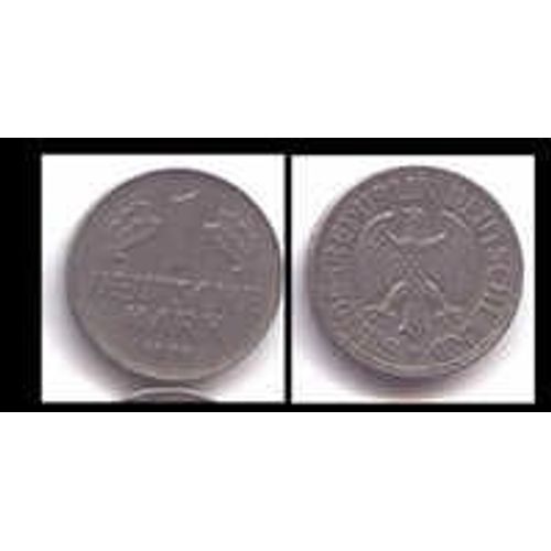 Allemagne ( R F A) = Pièce De 1 Deutsche Mark, Année 1956 Lettre F