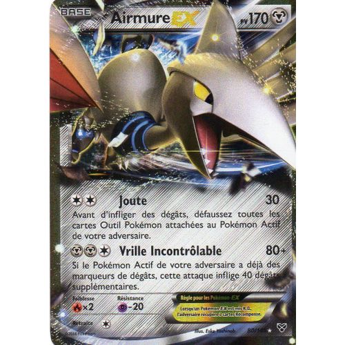 Airmure Ex 80/146 Version Francaise Serie Xy Carte Pokemon X Et Y