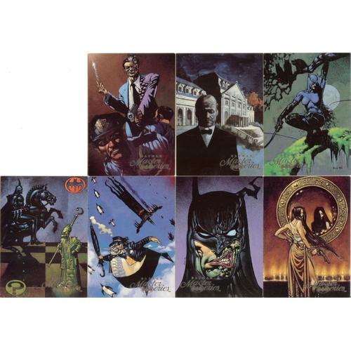 Batman - Master Series - Lot De 7 Cartes (Fleer/Sky Box/D.C. Comics - U.S.A. - 1995)