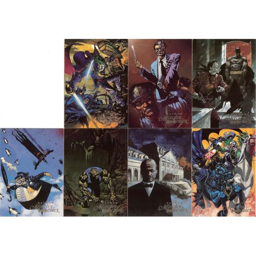 Batman - Master Series - Lot De 7 Cartes (Fleer/Sky Box/D.C. Comics - U.S.A. - 1995)
