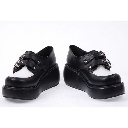 Mocassins Bottes Chaussures Plateforme Creepers Lolita Emo Punk Gothique Rock Visual Kei Concert Uniforme Japonais J-Rock Collection Black Sugar Cosplay Déguisements Maid Anime Mangas Boutique Paris