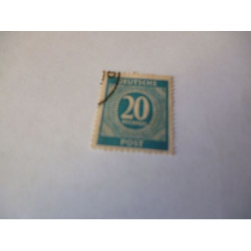 Timbre" Deutsche Post : 20pf :Occupation 45-48".