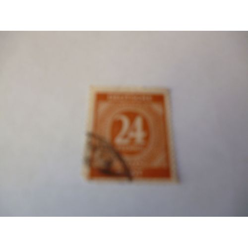 Timbre "Deutshe Post  24 Pf :Occupation 45-48 Américaine Soviétique Et Anglaise.".