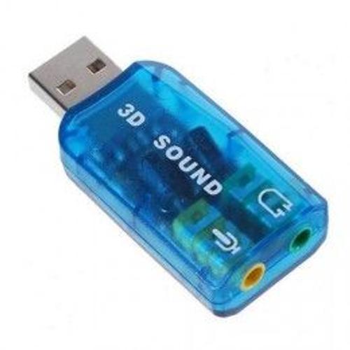 Carte son externe 5.1 format clé USB audio micro 3D