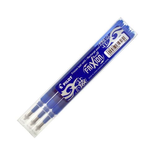 Pilot Lot De 2 Set De 3 Recharges Frixion Ball (Bls-Fr7) Bleu