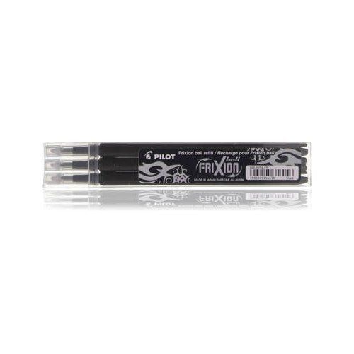 Pilot Lot De 4 Set De 3 Recharges Frixion Ball (Bls-Fr7) Noir