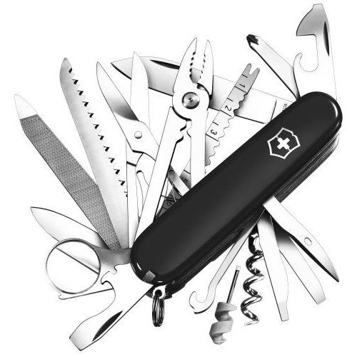 Couteau Suisse Victorinox Swisschamp Noir