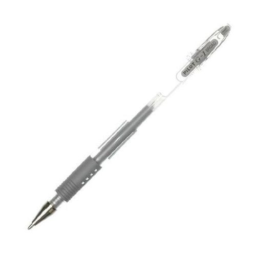 Pilot Stylo Bille Gel G1 Grip À Bille 0,7mm Tracé 0,5mm Argent