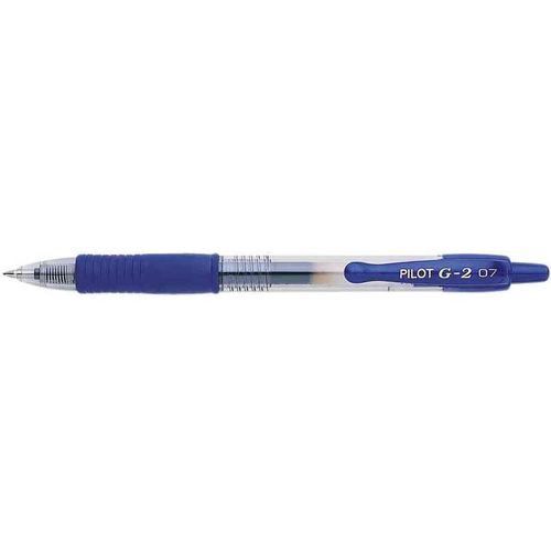 Pilot Lot De 6 Stylos Bille À Encre Gel G2 07, Bleu
