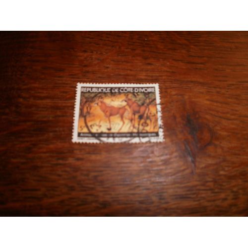 Timbre De La Cote D 'ivoire N°501 Y&t.  (1979).  Animaux Sauvages.