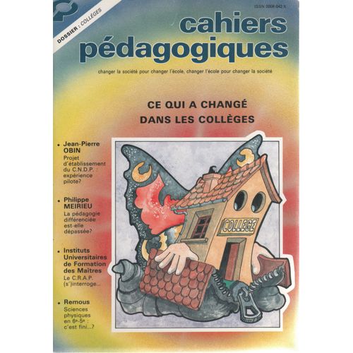 Cahiers Pédagogiques N° 286 Ce Qui A Changé Dans Les Collèges
