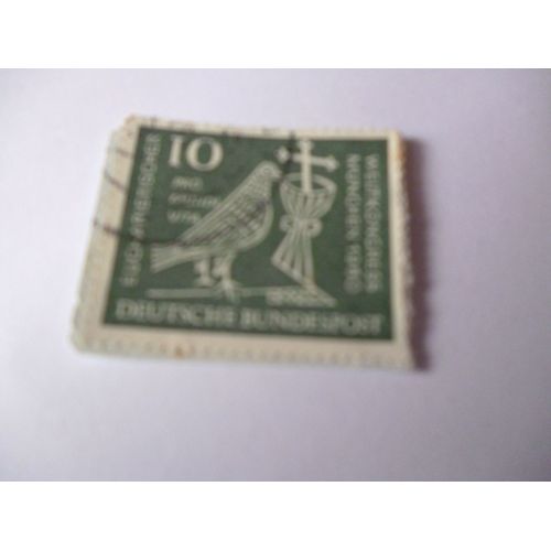 Timbre "Allemagne ::Deutsche Bundespost : Congrès Mondial Eucharistique: Munich 1960".