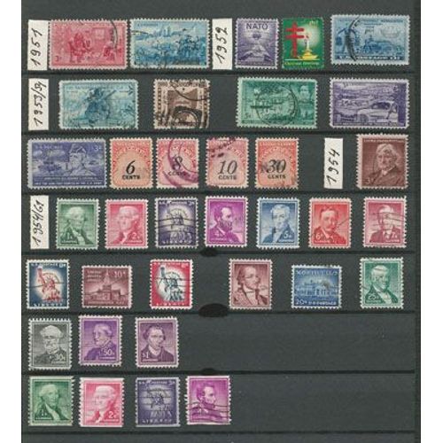 Etats Unis D' Amerique - 1951 À 1954.