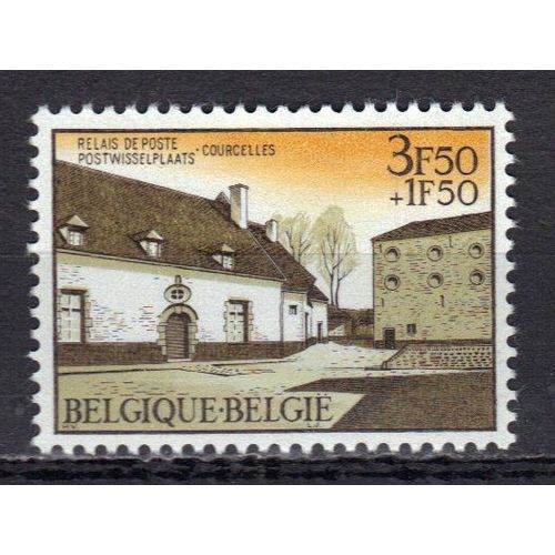 Belgique 1970 : Surtaxe Au Profit D'oeuvres À Caractère : Musées : Relais De Poste, Courcelles - Timbre Neuf **