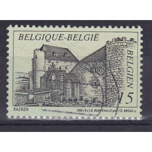 Belgique 1993 : Château : Raeren ; Musée De La Poterie - Timbre Oblitéré