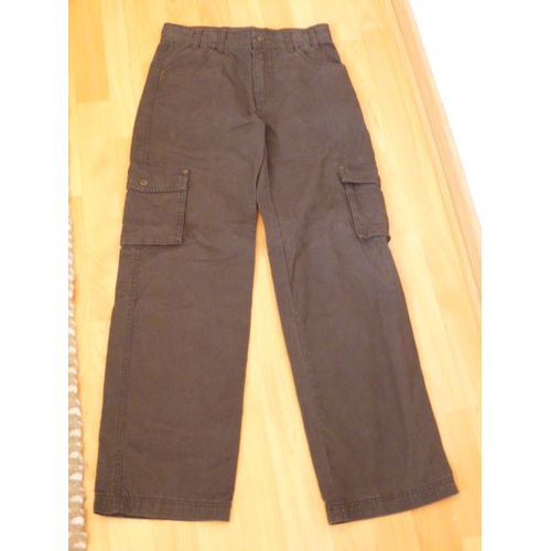 Pantalon En Toile Marron - Sergent Major - 12 Ans