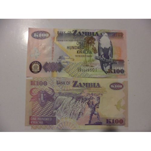 Zambie 100 Kwacha 2008  Neuf/Unc !!