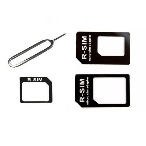 Adaptateur Carte Sim Nano Micro Sim Nano Mikro Sim Iphone 4 4s 5 5s 5c Carte Sim