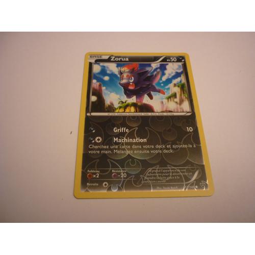 Carte Pokemon Francaise Reverse Serie Xy Zorua 72/146