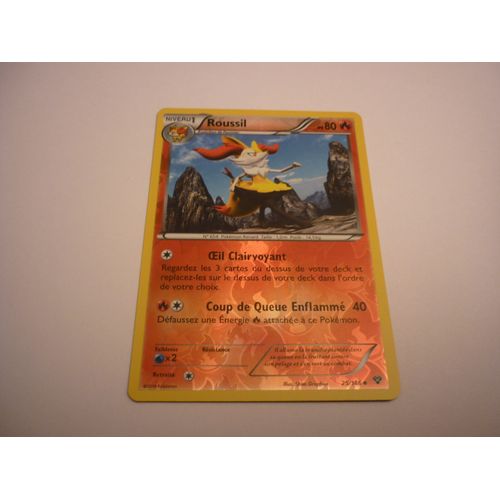 Carte Pokemon Francaise Reverse Serie Xy Roussil 25/146