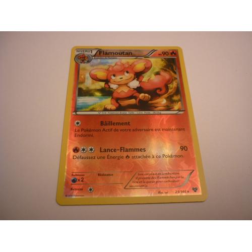 Carte Pokemon Francaise Reverse Serie Xy Flamoutan 23/146