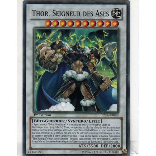 Thor, Seigneur Des Ases Sp14-Fr048 Commune - Yu-Gi-Oh