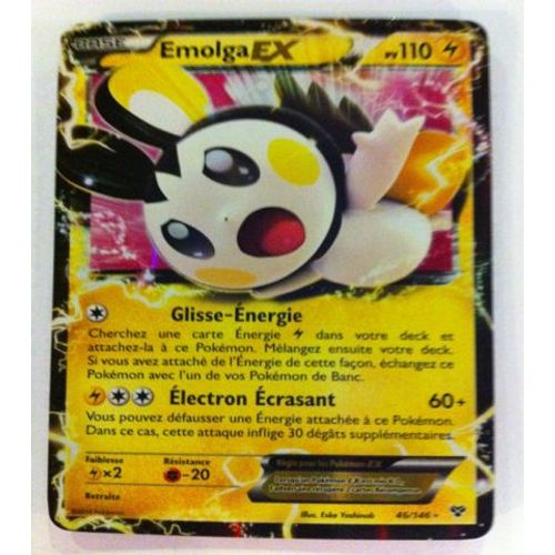 Carte Pokemon Francaise Serie Xy Emolga Ex 46/146