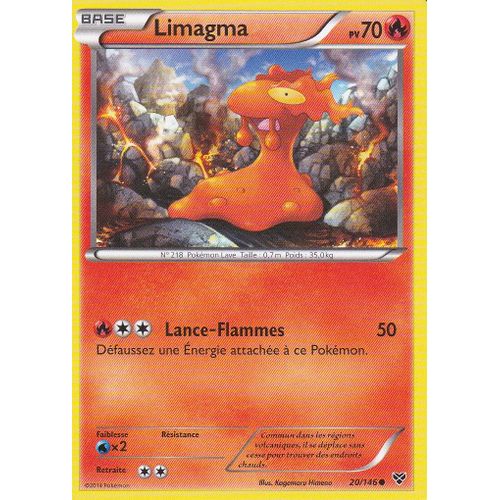 Carte Pokemon - Limagma - 20/146 - Edition X Et Y - Version Francaise -
