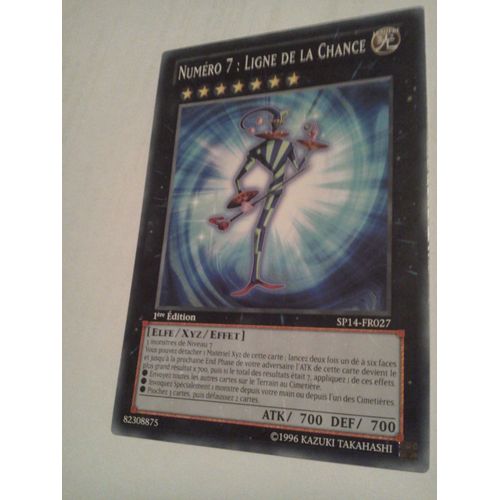 Numéro 7 : Ligne De La Chance Sp14-Fr027 Commune - Yu-Gi-Oh