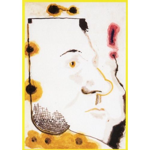 Carton D'invitation De L'exposition De Jean-Michel Alberola "Cartes De Viste, Vers Luisants" Le 15 Mai 2006 À L'ecole Nationale Supérieure Des Beaux-Arts De Paris