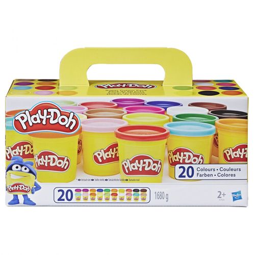 Play Sets Play-Doh Pack de 20 pots de pâte à modeler