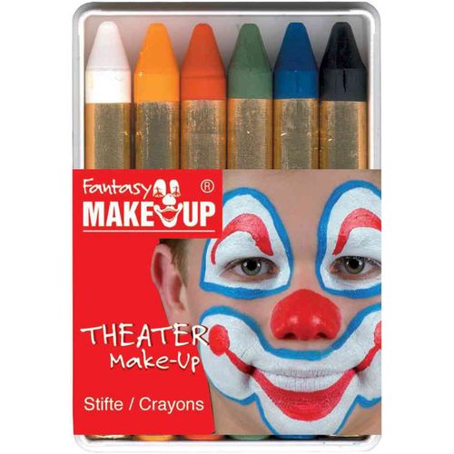Kit 6 Crayons De Maquillage Fantasy Make Up
